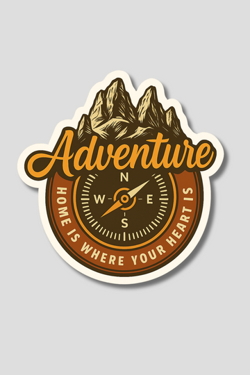 Adventure Compass Sticker