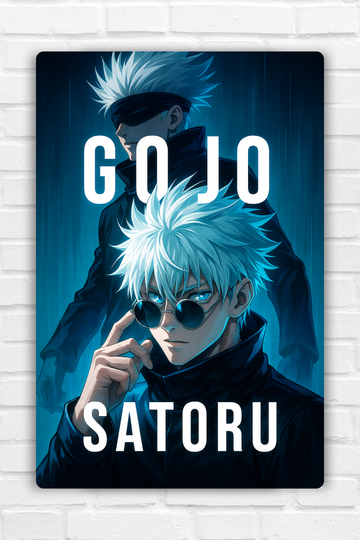 Satoru Gojo Metal Poster
