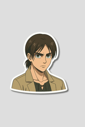 Eren Yeager Anime Sticker
