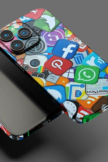 Social Media Logo Mobile Skins 1596