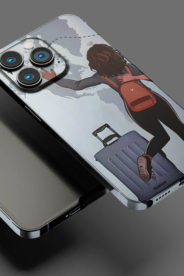 Solo Traveling Women Mobile Skin 1824