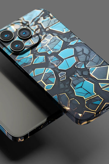 Blue Abstract Mobile Skin 2719