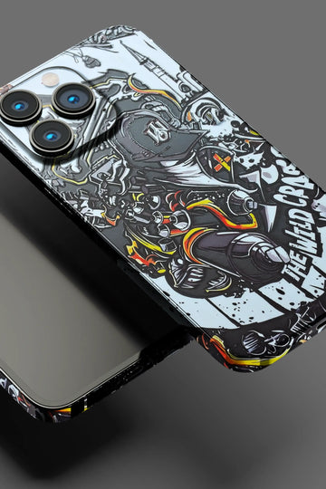 Funky Black Wild Mobile Skin 1772