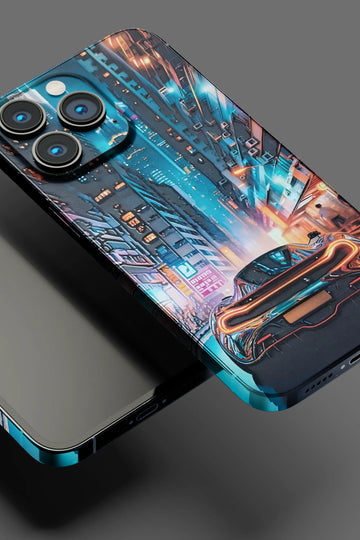 Car On Street Mobile Skin 1454