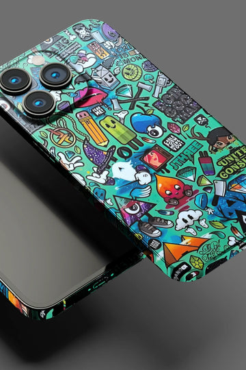 Cartoon Graphic Mobile Skin 1570
