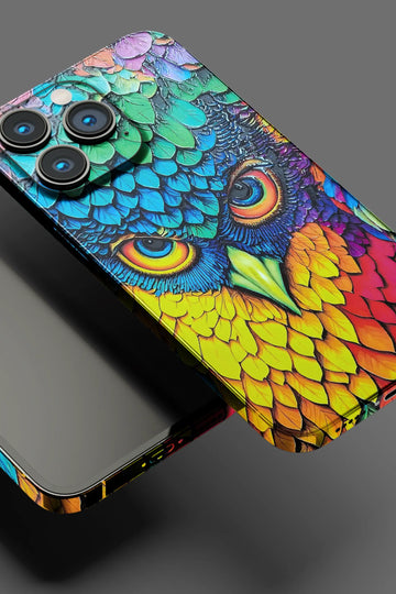 Colorful Owl Mobile Skin 2392