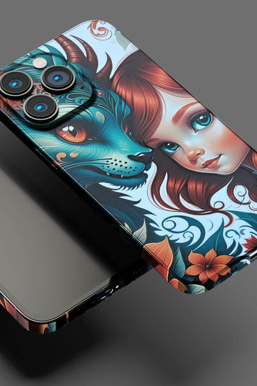 Cute Cartoon Girl Mobile Skin 2714