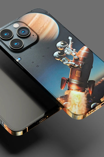 Cute Astronauts Mobile Skin 3059