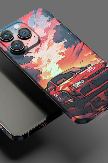 Car With Cool Sunset Mobile Skin 2398