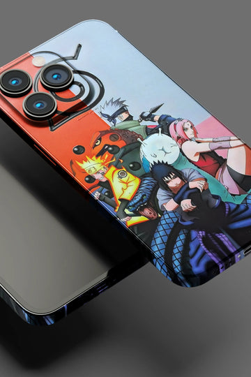 Naruto Team Anime Mobile Skin 1185 - iPhone, OnePlus, Redmi | ₹249