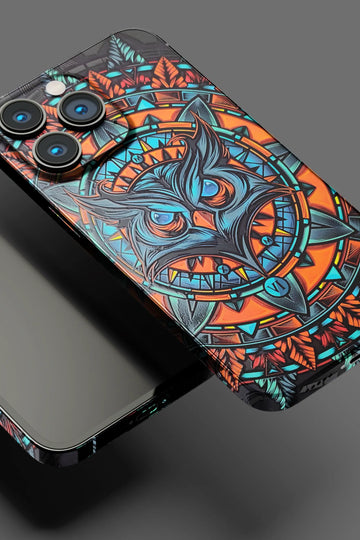 Night Owl Abstract Mobile Skin 1090