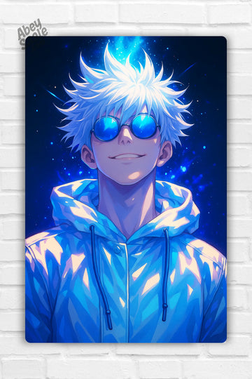 Gojo Anime Metal Poster 004