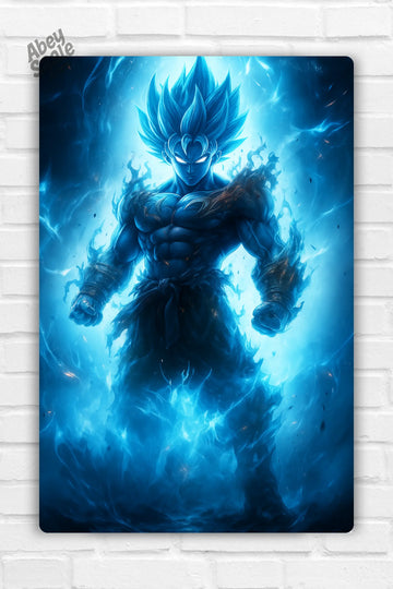 Goku Anime Metal Poster 001