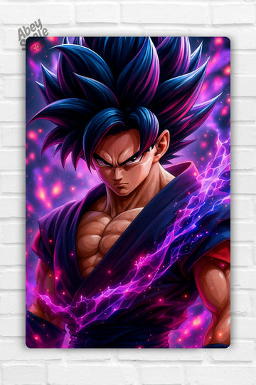 Goku Anime Metal Poster 002