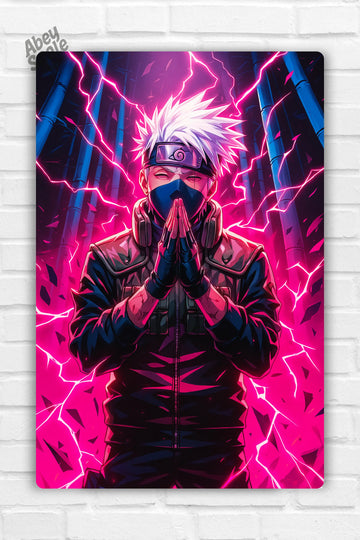 Kakashi Anime Metal Poster 01