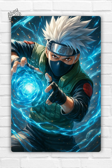 Kakashi Anime Metal Poster 02