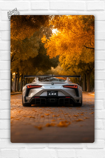 Lexus Car Metal Poster 001