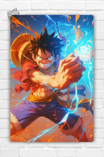Luffy Anime Metal Poster 02