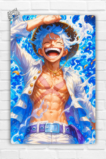 Luffy Anime Metal Poster 03
