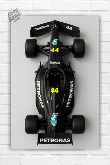 Mercedes-AMG F1 Car Metal Poster