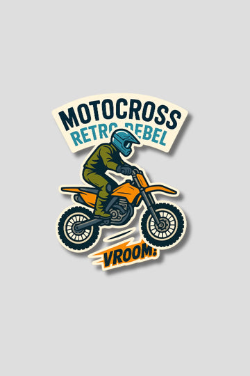 Motocross Rider Sticker