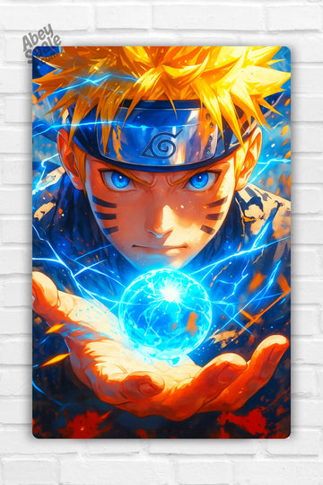 Naruto Anime Metal Poster 01