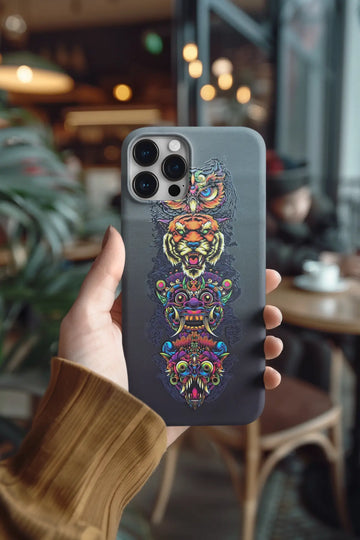 Balinese Abstract Art Mobile Skin 1362