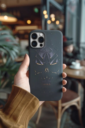 Golder Skull Mobile Skin 1543