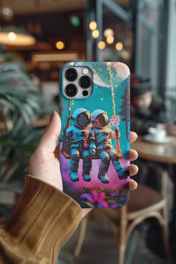 Couple Astronauts Couple Mobile Skin 3060