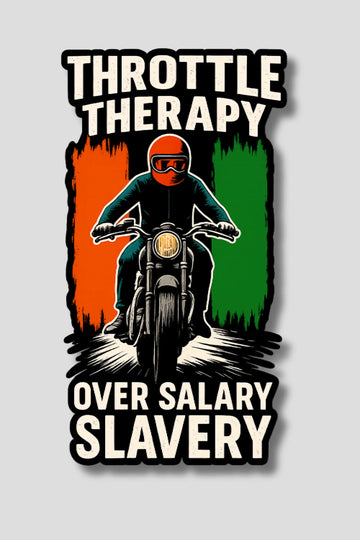 Throttle Therapy Rider Sticker
