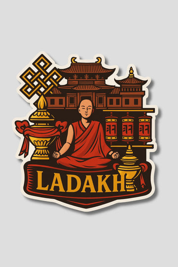 Ladakh Architecture Sticker