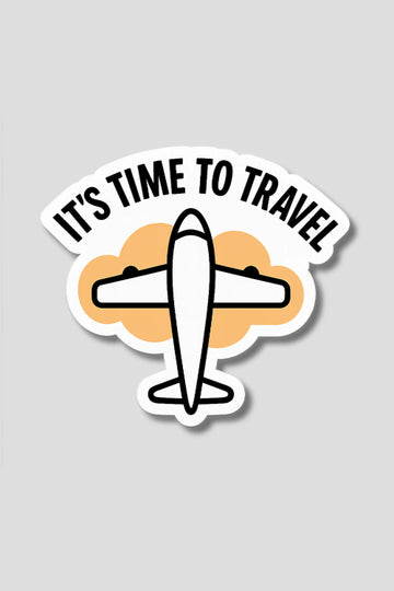It's Time To Travel Sticker