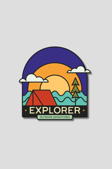 Explorer Travel Sticker