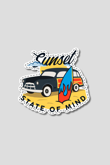 Sunset - State of mind Sticker
