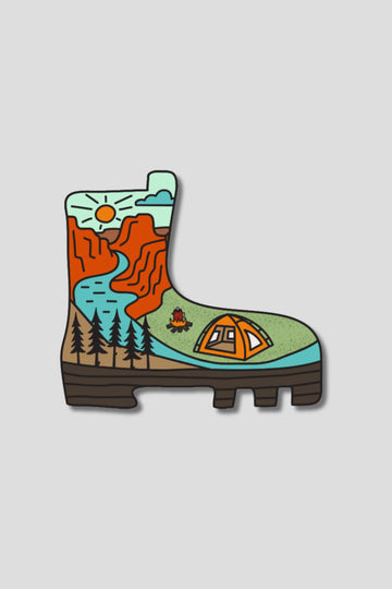 Adventurer shoe Sticker