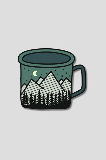 Camping Mug Sticker