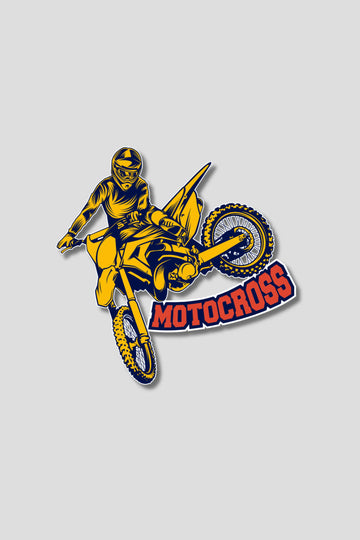 Motocross Rider Sticker