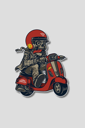 Skeleton Rider Sticker