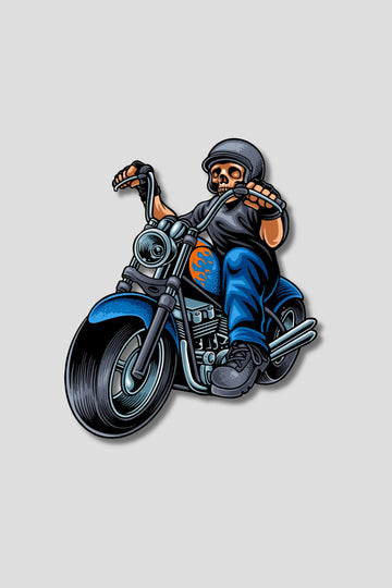 Skeleton Rider Sticker