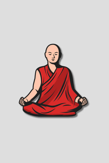 Buddhist Monk Sticker