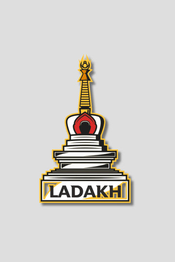 Buddhist Ladakh Stupa Sticker