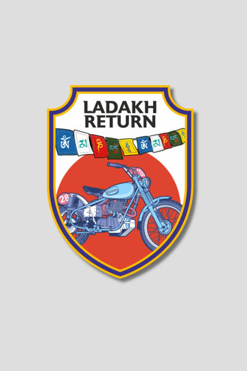 Ladakh Return Sticker