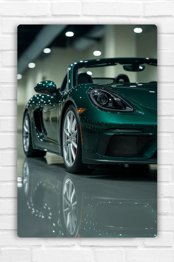 Porsche 718 Spyder Metal Poster