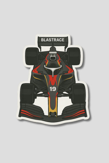 F1 Racing Car Sticker