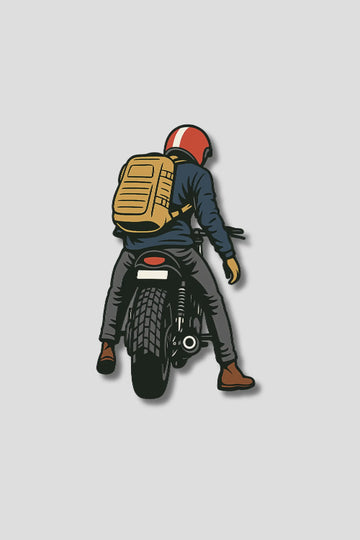 Bike Rider Sticker