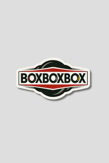 Box Formula 1 Sticker