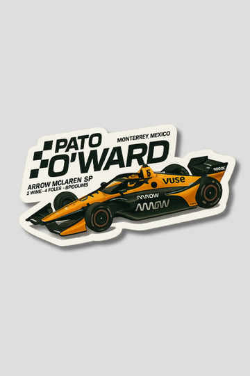Pato O'Ward IndyCar Sticker