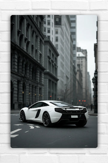 McLaren 650S Metal Poster