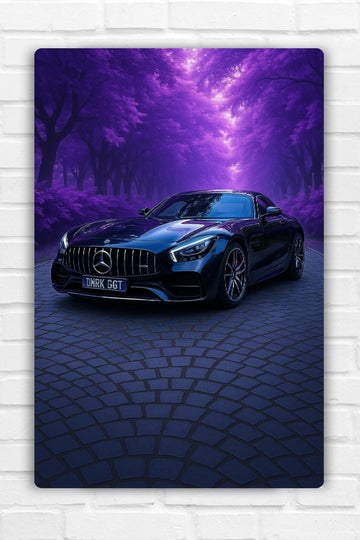 Mercedes-AMG GT R Metal Poster