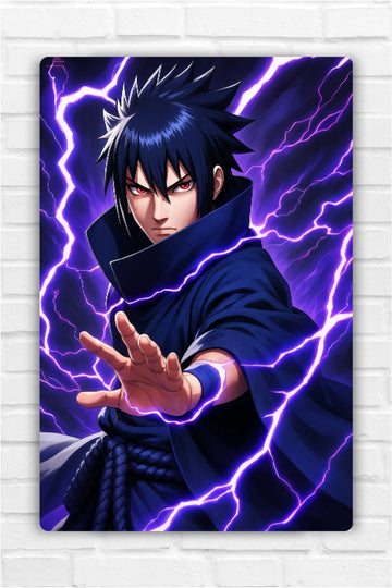 Sasuke Uchiha Metal Poster